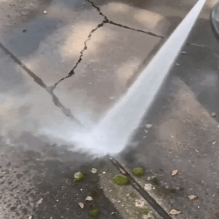 JetRinse high-pressure hose nozzle cleaning outdoor surfaces