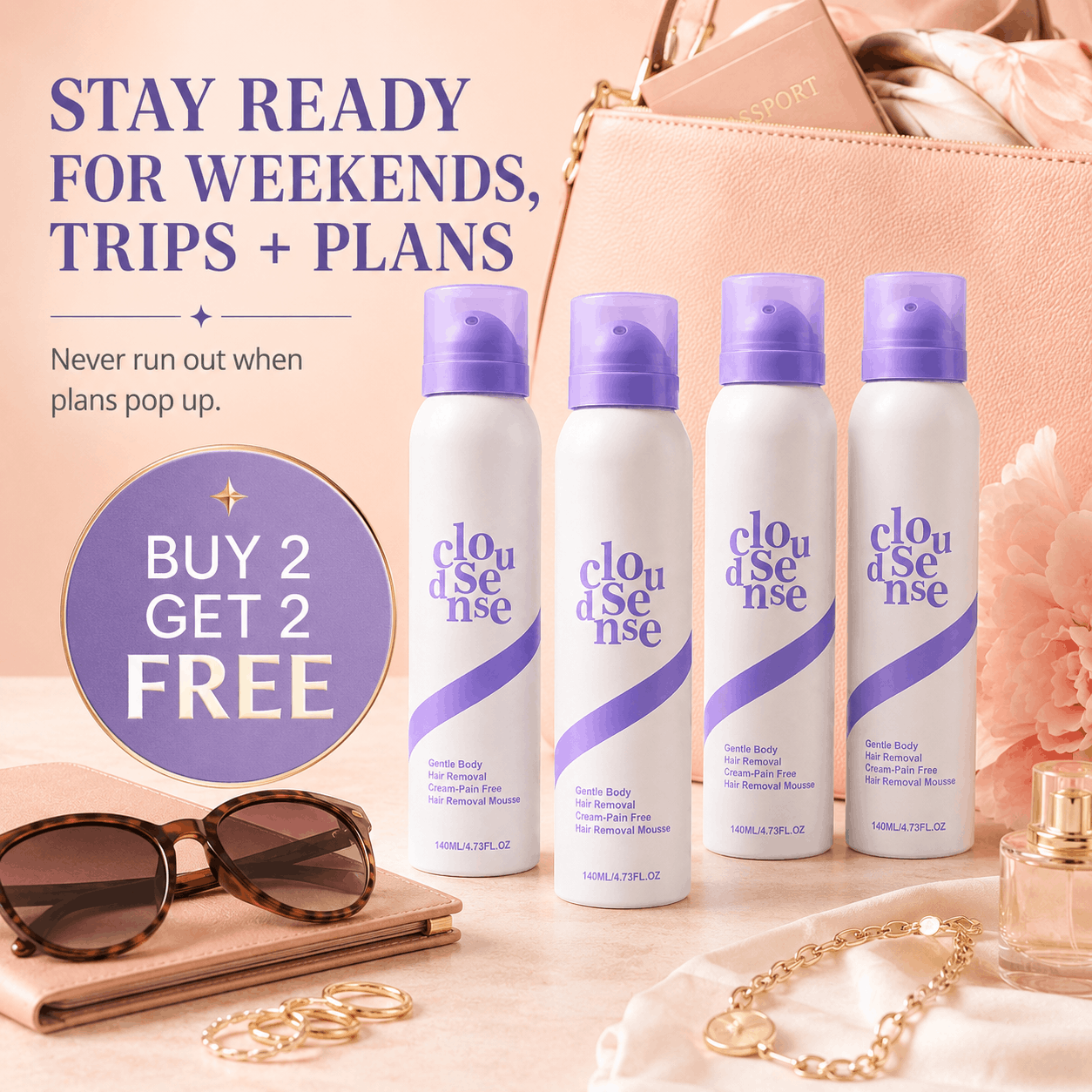 BareBloom™ Bikini Hair Removal Cream
