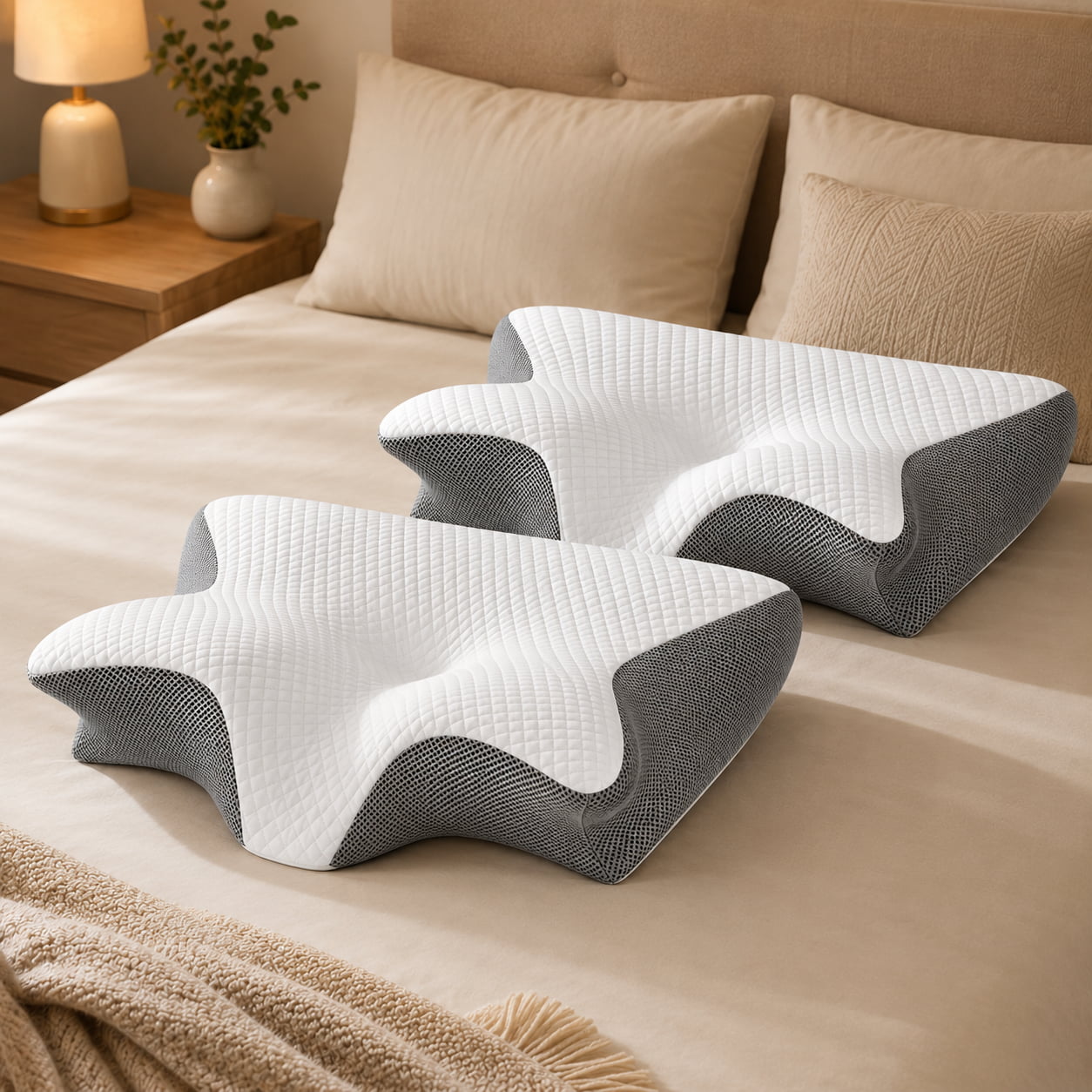 ButterflyRest™ Ergonomic Neck Support Pillow BOGO