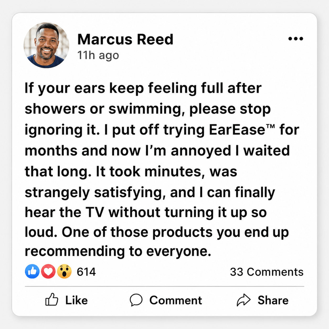 EarEase customer social review two
