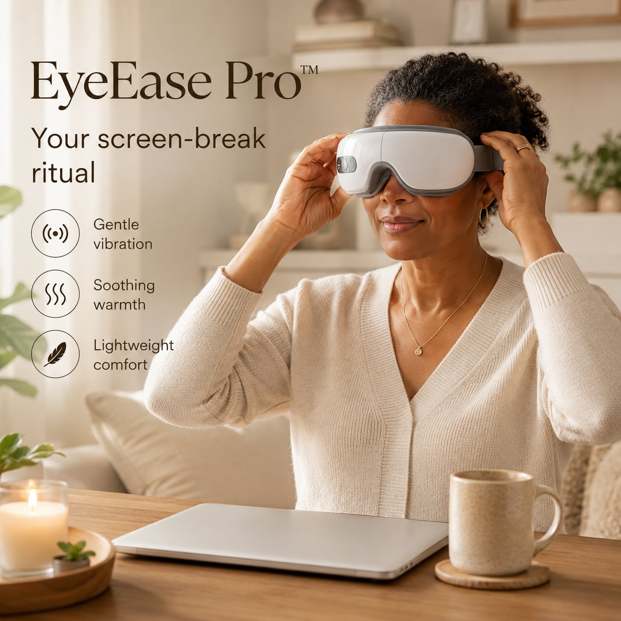 EyeEase Pro™ Heated Smart Eye Massager