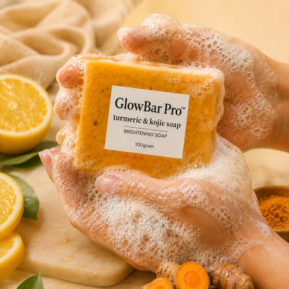 GlowBar Pro™ Lemon Turmeric Kojic Acid Brightening Soap
