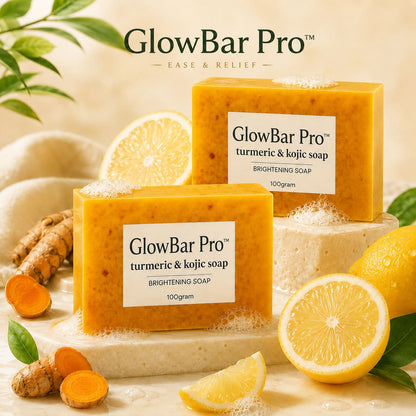 GlowBar Pro™ Lemon Turmeric Kojic Acid Brightening Soap