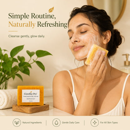 GlowBar Pro™ Lemon Turmeric Kojic Acid Brightening Soap