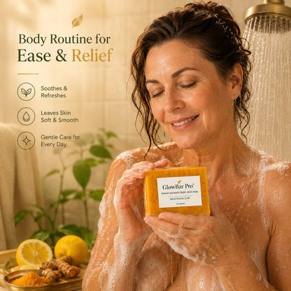 GlowBar Pro™ Lemon Turmeric Kojic Acid Brightening Soap