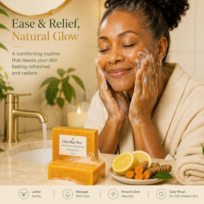 GlowBar Pro™ Lemon Turmeric Kojic Acid Brightening Soap