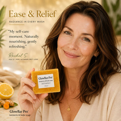 GlowBar Pro™ Lemon Turmeric Kojic Acid Brightening Soap