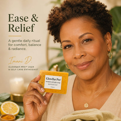 GlowBar Pro™ Lemon Turmeric Kojic Acid Brightening Soap