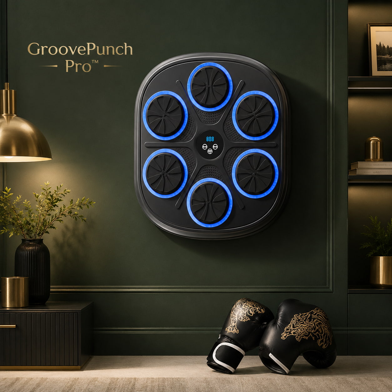 GroovePunch Pro™ Music Boxing Fitness Machine