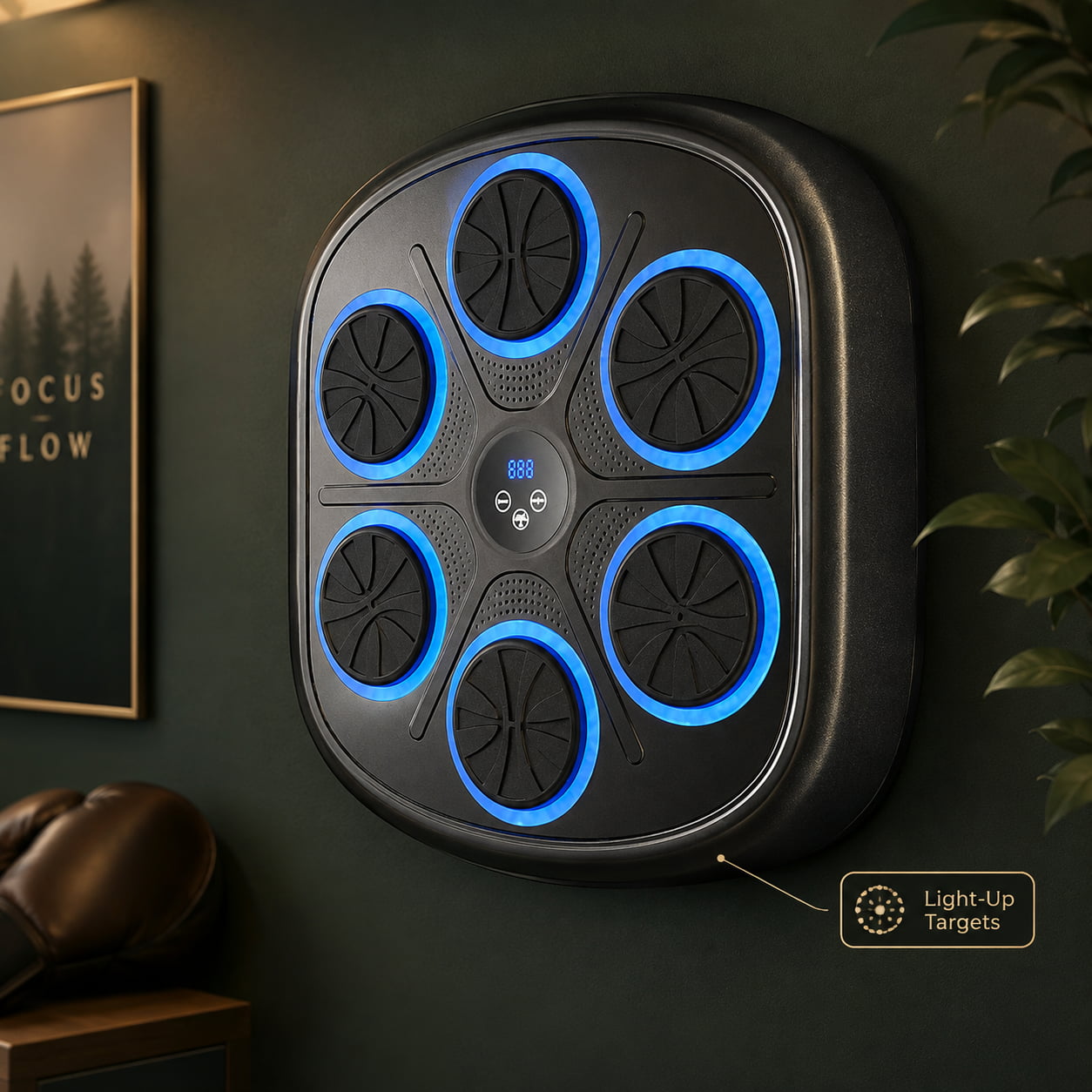 GroovePunch Pro™ Music Boxing Fitness Machine