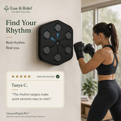 GroovePunch Pro™ Music Boxing Fitness Machine