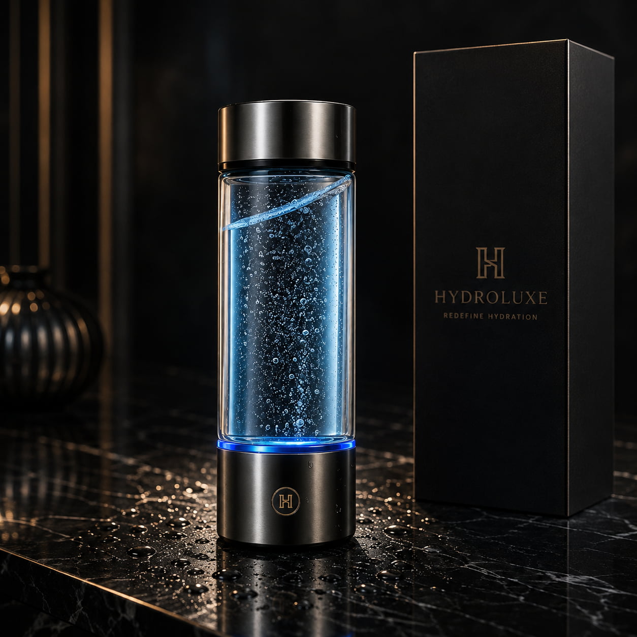 HydroLuxe Pro™ Hydrogen Water Bottle