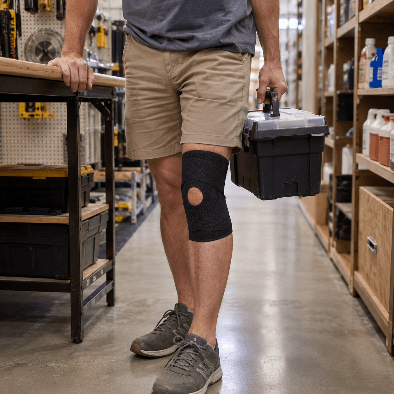 KneeGuard Pro™ Adjustable Knee Support Brace