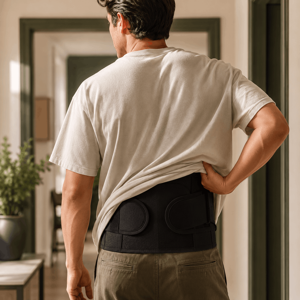 LumbarGuard Pro™ Adjustable Lumbar Support Belt