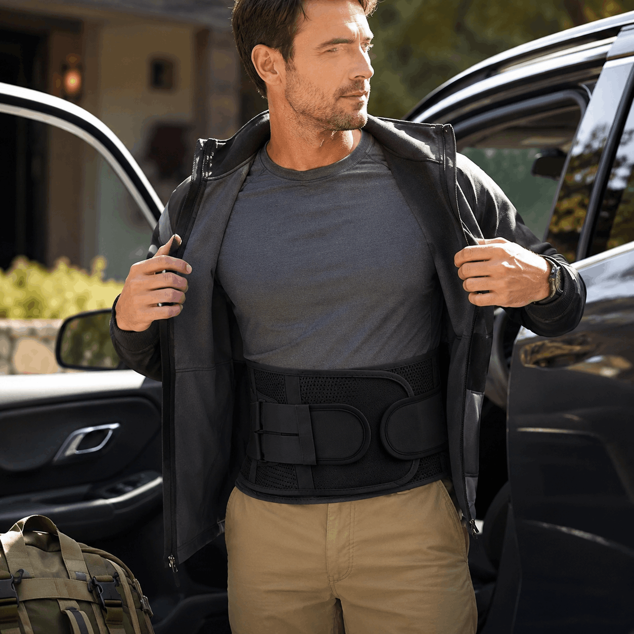 LumbarGuard Pro™ Adjustable Lumbar Support Belt