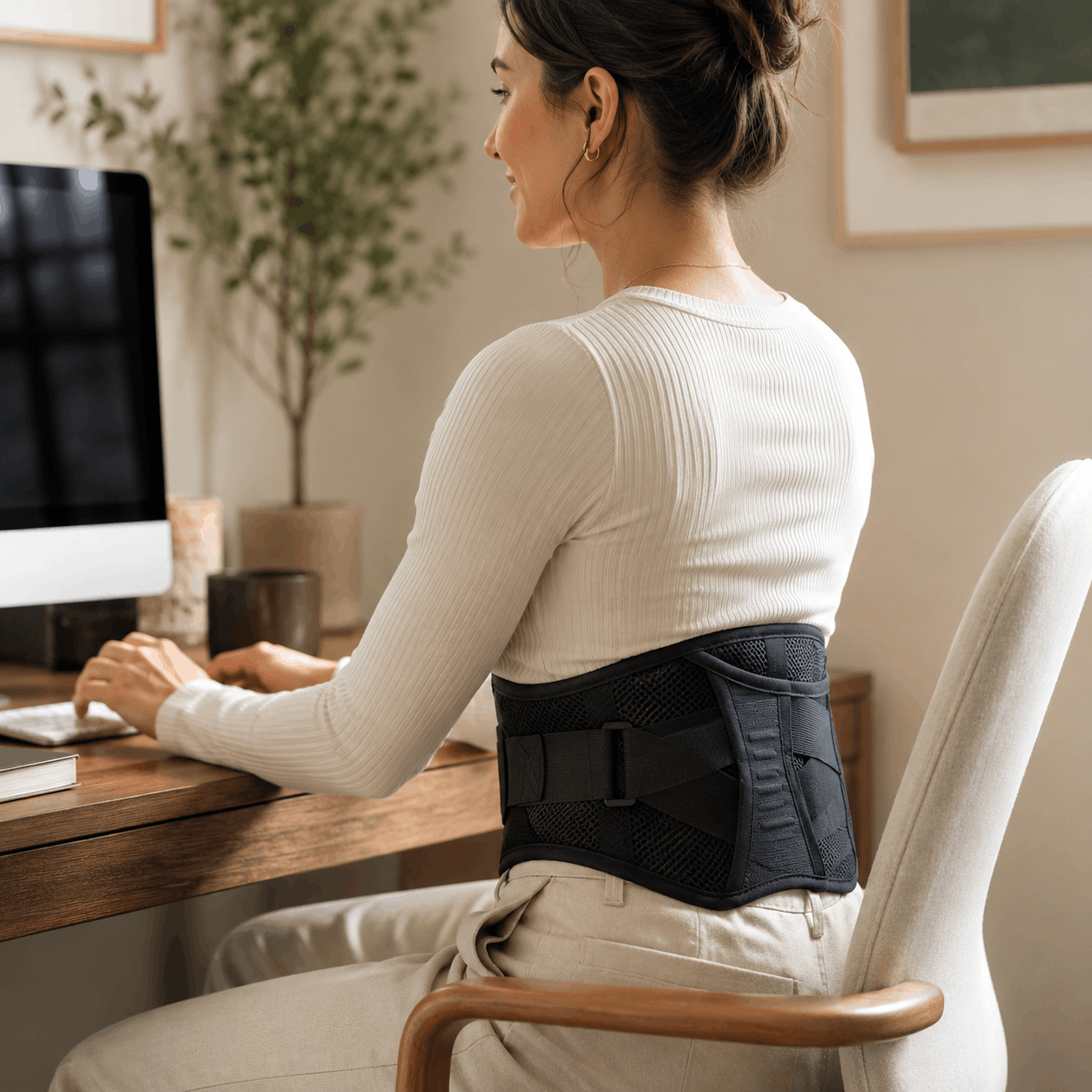 LumbarGuard Pro™ Adjustable Lumbar Support Belt