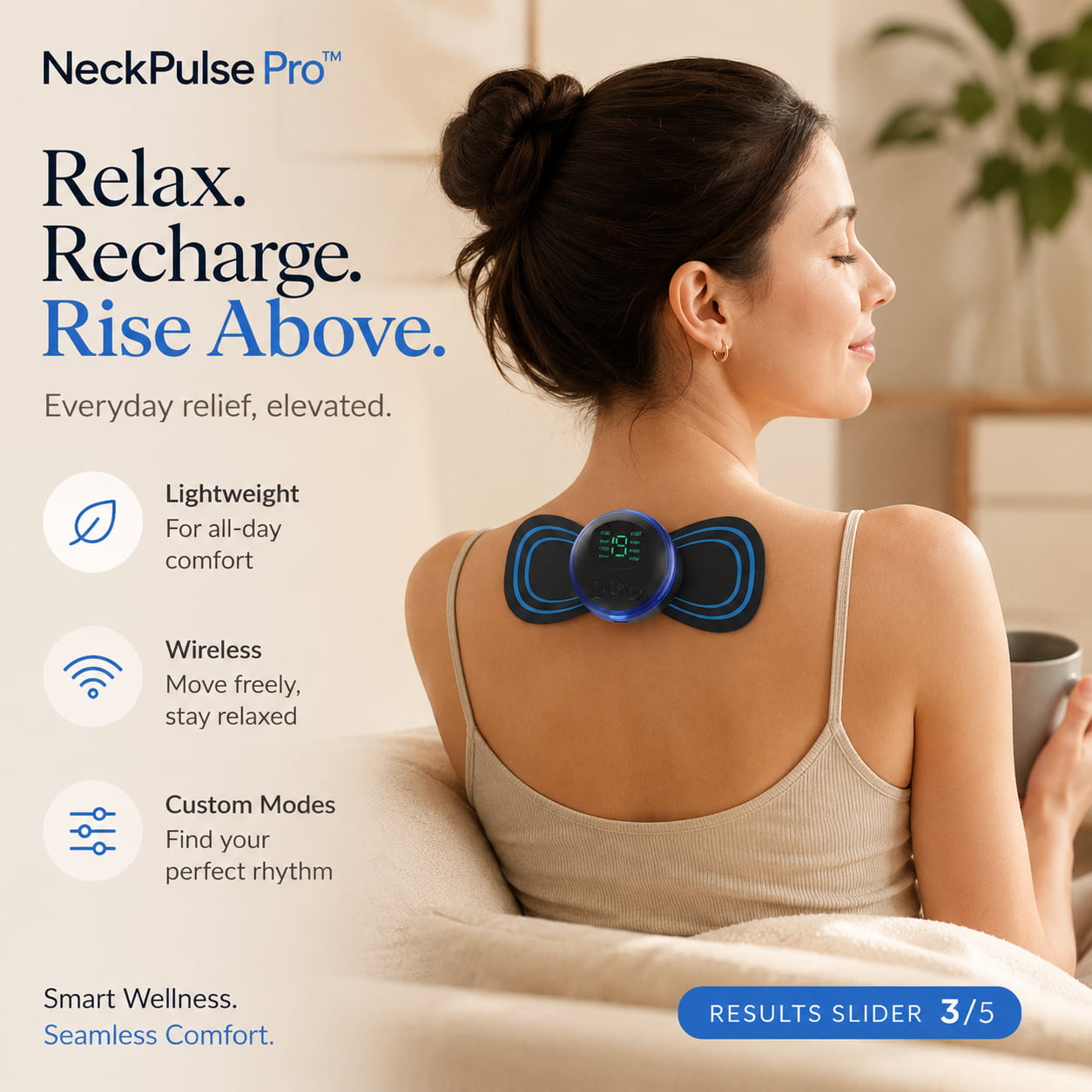 NeckPulse Pro™ EMS Heated Neck Pulse Massager
