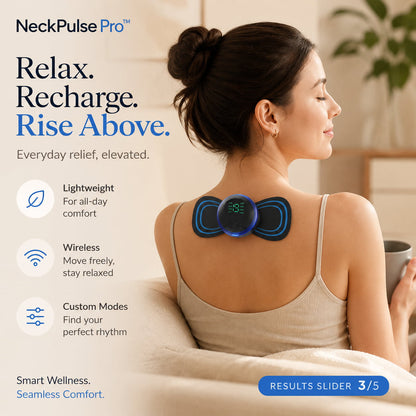 NeckPulse Pro™ EMS Heated Neck Pulse Massager