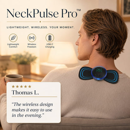 NeckPulse Pro™ EMS Heated Neck Pulse Massager