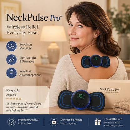 NeckPulse Pro™ EMS Heated Neck Pulse Massager