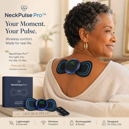 NeckPulse Pro™ EMS Heated Neck Pulse Massager
