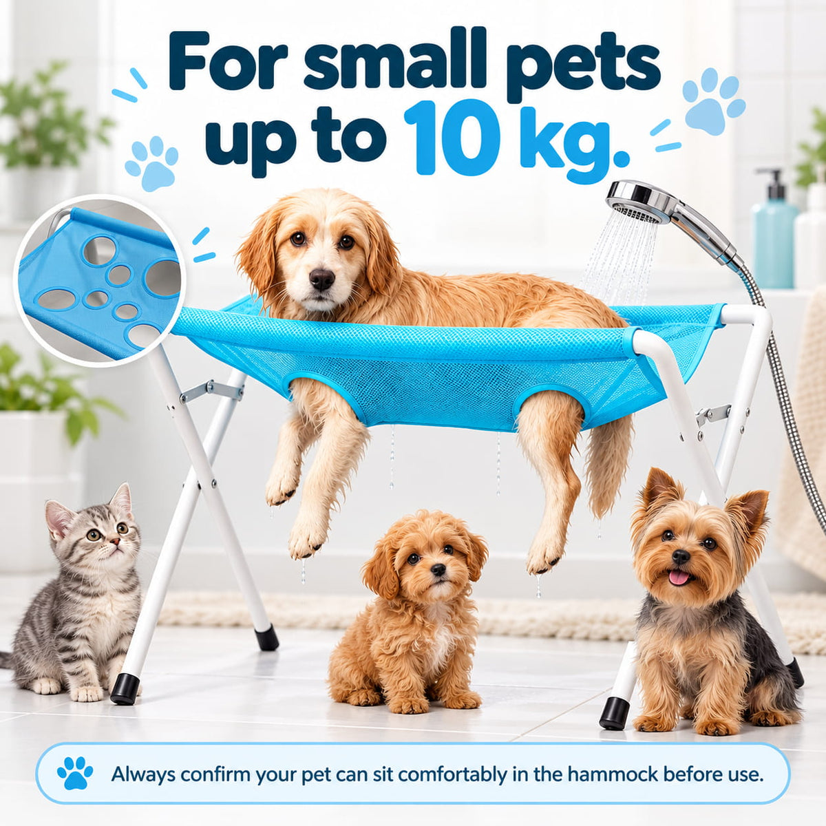 PawSpa Pro™ #1 Pet Bathing & Grooming Hammock