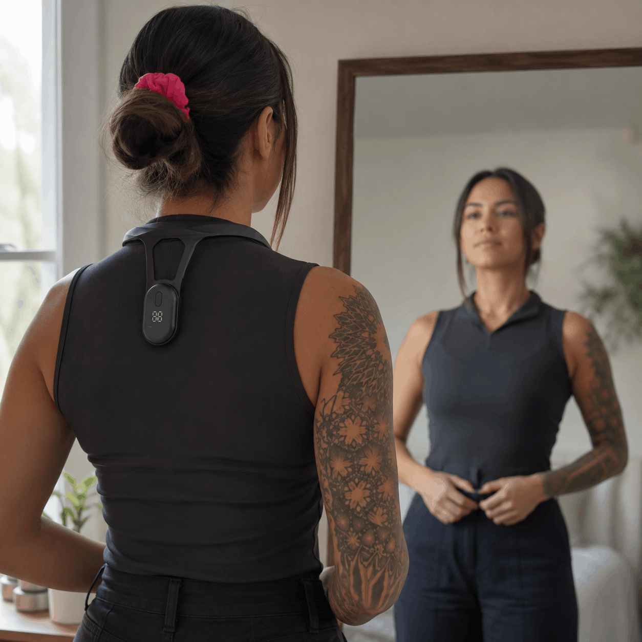 PosturePulse Pro™ Smart Posture Trainer with Vibration Reminders