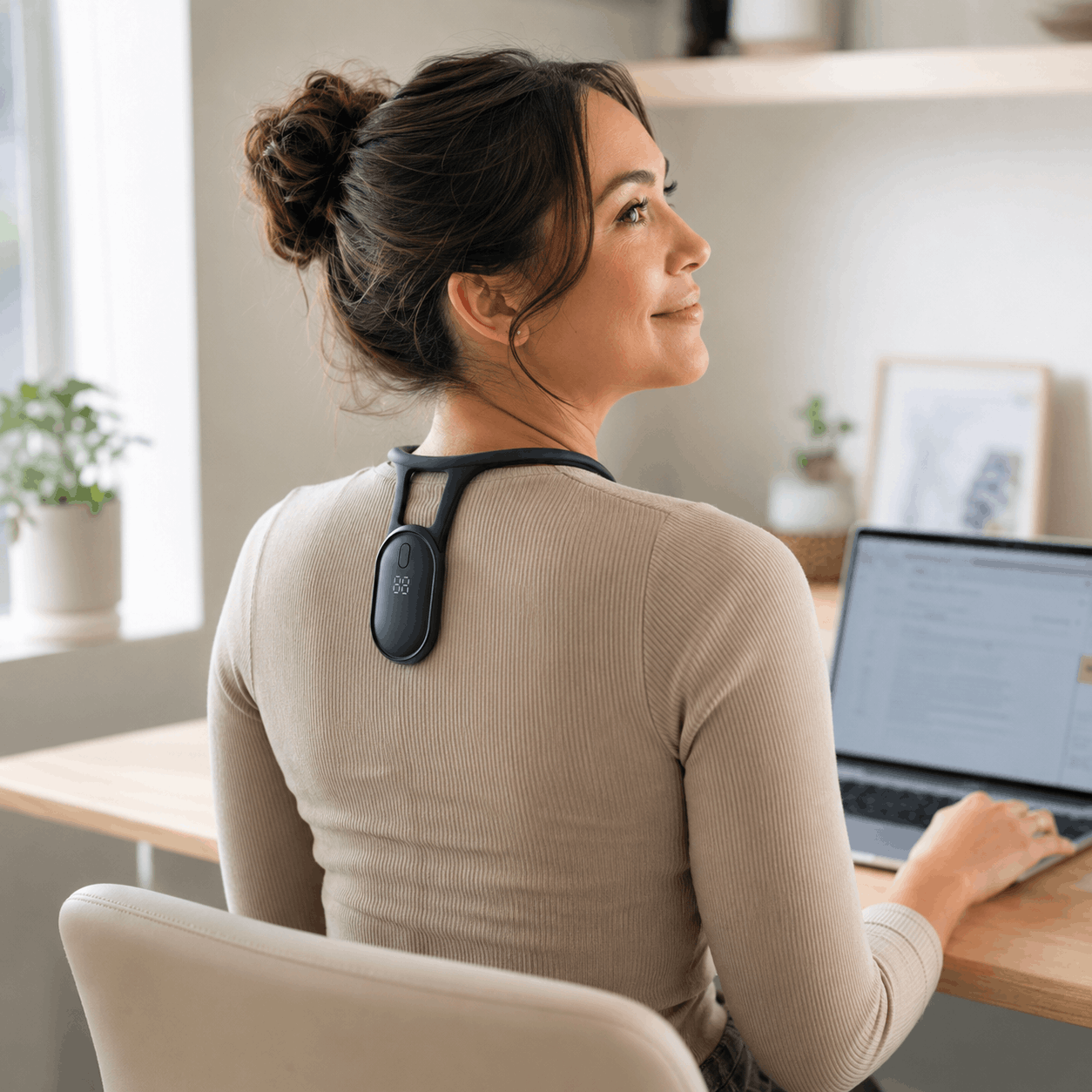 PosturePulse Pro™ Smart Posture Trainer with Vibration Reminders