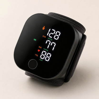 PulseGuard Pro™ Portable Wrist Blood Pressure Monitor