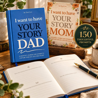 StoryKeep Pro™ Mom & Dad Keepsake Journal