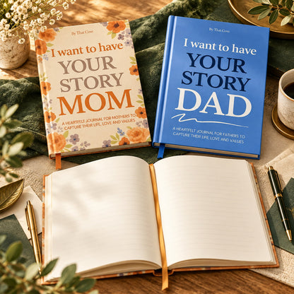 StoryKeep Pro™ Mom & Dad Keepsake Journal