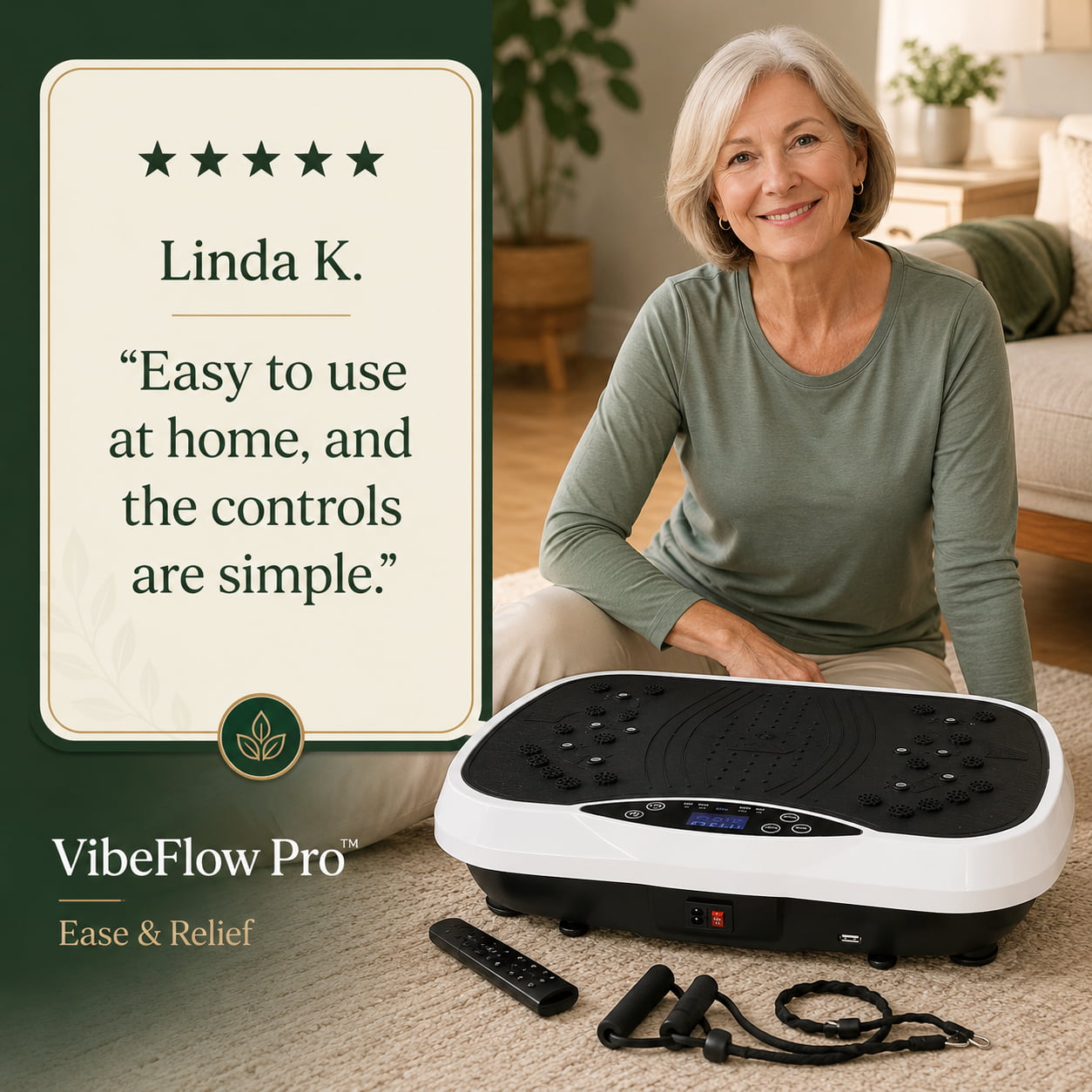 VibeFlow Pro™ Whole Body Vibration Plate