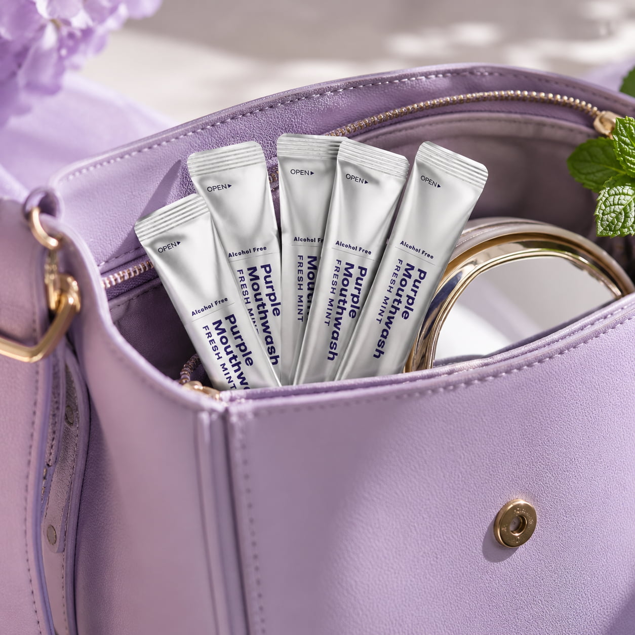 VioletSmile Pro™ Purple Whitening Mouthwash Sachets